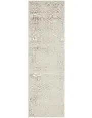 [Rug Culture] Evoke Diamond Transitional Runner Rug in Silver