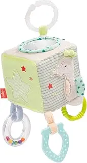 Fehn Motor Skills Cube Sea Children - Motor Skills Toy Baby Activity Cube for Hanging for Pram, Cot and Baby Seat - Activity Cube Toy for Babies and Children from 0+ Months
