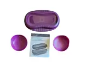 Tupperware Breakfast Maker Microwave Omelette Egg Cooker w/ Egg Inserts NEW!
