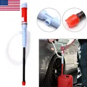 Battery Powered Electric Fuel Transfer Siphon Pump Gas Oil Water Liquid 8/min US