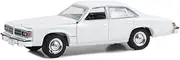 Greenlight 43014N Hot Pursuit - 1976-77 Pontiac Lemans Enforcer - White 1:64 Scale Diecast with Lightbar