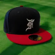Fear of God Fitted New Era Hat Black & Red Essentials Cap NEW FOG x Atlanta