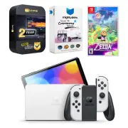 Nintendo Switch White OLED Console + The Legend Of Zelda Echoes Of Wisdom Bundle