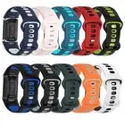 Dual-color Watch Strap Replace Wrist Bracelet Watch Band For Fitbit Charge 5