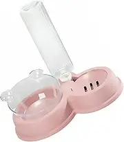 CORHAD Automatic Pet Feeder with Capacity Double Bowl Design for Food and Water Slip Base Durable and Attractive Feeding Tool for Dogs and Cats