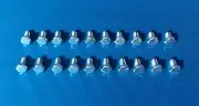 20 Pack. 1/4 x UNF 1/2" Bolts (Setscrews) High Tensile Steel, BZP