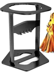 Wood Splitter Cast Steel Firewood Kindling Splitter, Heavy Duty Manual Log