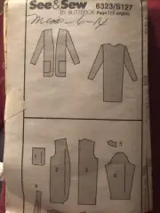 Butterick See & Sew Misses/Misses Petite Jacket & Dress Sizes 6-14 Uncut Pattern