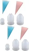 Ciieeo 1 Set Cream Piping Bags and Nozzles Lightweight Decorating Supplies for Home Baking and Professional Use Easy to Operate Dessert Decorating Tool for Kitchen and Cafe