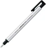 Tombow Mono Zero Silver Barrel Round Eraser