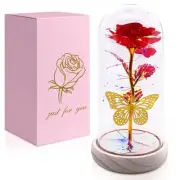 , Mothers Day, Flowers Gifts for Mom, Up Rose in A Dome,Valentines for Her,Bi...