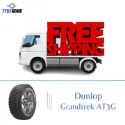 4x LT 265/65R17 Dunlop Grandtrek AT3G OWL *AGGRESSIVE ALL TERRAIN TYRE SET*