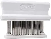 Jaccard 48-Blade Meat Tenderizer, Original Super 3 Meat Tenderizer, Durable Meat Tenderizer with Stainless Steel Razor-Sharp Knives, 4" x 1.5" x 5.75", White