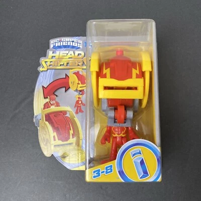 Imaginext DC Super Friends Head Shifters The Flash Vehicle Set READ