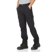 Cotton Canvas Modern Fit Navy Cargo Pants - 97R