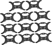 11pcs String Light Storage Organizer Usb Cable Manager Holder Cord Keeper Organizers Cable Manager Reel Light Reel Holder Cord Storage Rope Winder Rope Keeper Black Plastic Pp