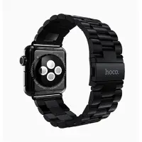 在飛比找Yahoo!奇摩拍賣優惠-HOCO.浩酷適用 Apple watch5不銹鋼表帶 三株