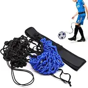 2pcs Football Training Network Adjustable Waistband Football Training Net Elastic Soccer Trainer Soccer Accessories for Boys Balls 3, 4, 5