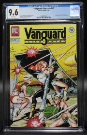 Vanguard Illustrated (1983) #2 Dave Stevens Stargrazers Cover CGC 9.6 White Pgs