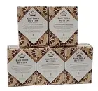 Nubian Heritage BAR SOAP • RAW SHEA BUTTER and Myrrh 5 Ounce ( PACK OF 5 ) 5 oz