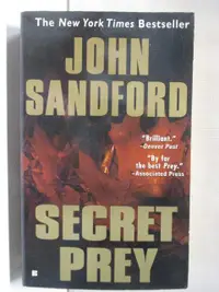 在飛比找蝦皮購物優惠-Secret prey_John Sandford【T8／原