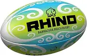 Rhino Barracuda Beach Holiday Summer Pro Rugby Ball Green/Blue