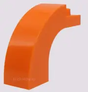 Lego 4x Orange Arch 1 x 3 x 2 Curved Top