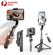 Gimbal Stabilizer Selfie Stick Tripod 360° Auto Balance Smartphone Gopro Camera
