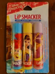 Lip Smacker Disney Princess 3 Pack Ariel Belle Cinderella Berry Flavor Easter