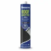 2x Selleys 310g Black Roof And Gutter Silicone Sealant