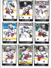 2021-22 OPC Team set 16 Rangers Shesterkin Adam Fox K'Andre Miller Kreider +
