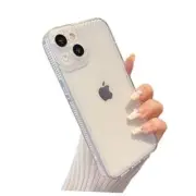 Designed 6.1 inch,Sparkly Cute Case for Women for iPhone 15 Clear