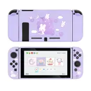 GeekShare Grape Bunny Protective Case for Nintendo Switch TPU Slim Case Cover
