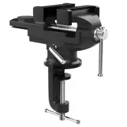 Table Vise 3 Inch 360° Swivel Base Universal Home Vise Portable Bench Clamp C...