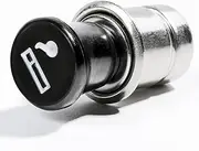 AOCISKA 12V Metal Plastic Car Cigarette Lighter, Auto Lighter Replacement, Pop-Out, Dust Plug, Electric, Modern Style