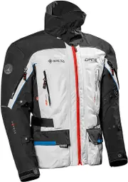DANE Nimbus 2 Pro waterproof Motorcycle Textile Jacket, grey-blue, Size 50 for Men Grey Blue