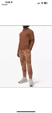 Lululemon City Sweat Jogger French Terry ADTS Astral Terracotta Sz Large NWT!!