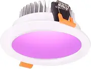 4pcs ZigBee 12W Smart Colour and White LED Downlight Compatible with Alexa, Google Home, Hue and Home Kit