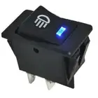 Rocker Switch Backlit Fog Lights Blue LED 4 Pins On-Off 12V Fog Lamp Switches