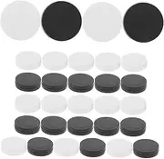 COSMEVIVI Plastic Chess Pieces Set 30PCS Backgammon Checker Figures for Chess Set