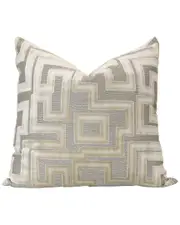 Harp & Finial Theron Pillow with Down Feather Insert