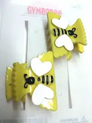 Gymboree Bumble Bee Chic Line Barrette/Clip NWT Yellow Snap Vintage Hive VHTF