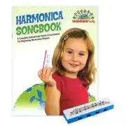 Hohner Play & Learn Harmonica With Booklet. Blue and white. PL106