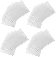 DECOMELODY Self-Adhesive Index Card Sleeves 20pcs Plastic Label Holders for Organizing Documents