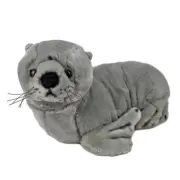 Mawson the Fur Seal Soft Plush Toy 10"/25cm Grey Bocchetta Plush Toys