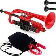 PInstruments pCornet Plastic Bb Cornet, Red