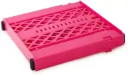Pink Adjustable Locker Shelf For School Storage Easy Install With Rubber Grips