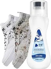 [Generic] Shoe Cleaner | Multifunctional Portable Sneakers Stain Remover,3.38 Oz Brush Head Cleaning Cream Gel, Gentle Sports Shoes, Canvas Shoes