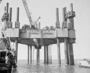 Uncle Sam's First Manmade Radar Island Cape Cod Massachusetts- 1955 Old Photo