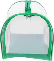 Transparent Insect Cage Collapsible Mesh Enclosure with Zipper Opening for Butterflies Crickets and Ladybugs Easy to Clean Design
